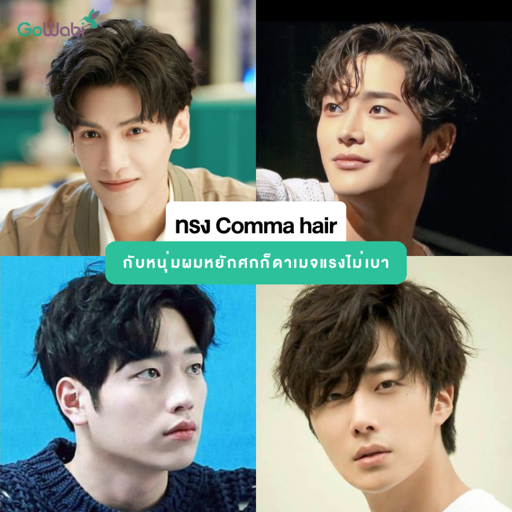 comma hair ผมหยักศก